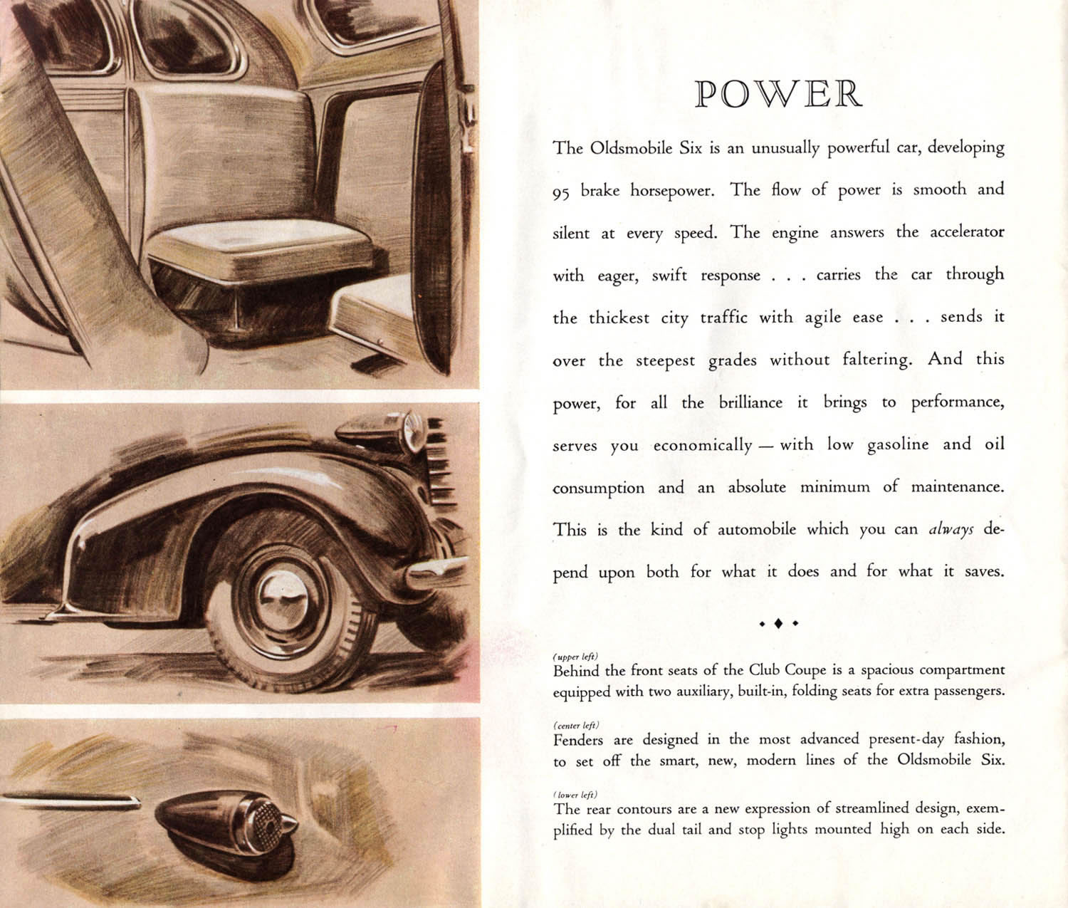 1937 Oldsmobile Six Brochure Page 5